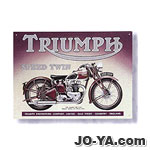 ノスタルジック
サインプレート
TRIUMPH
スピードツイン
