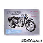 ノスタルジック
サインプレート
TRIUMPH
ボンヴィル