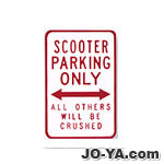 パーキングプレート
SCOOTER PARKING ONLY