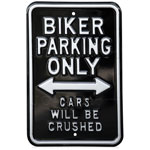 パーキングプレート
BIKER PARKING ONLY