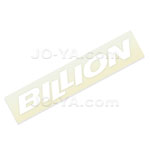 BILLION
ステッカー
( ホワイト )