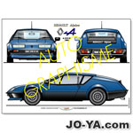 オートグラフィズム(カーポスター) ALPINE A 310 V6