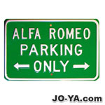 Premium
パーキングプレート
Alfa Romeo